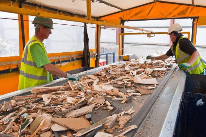 timber recycle process